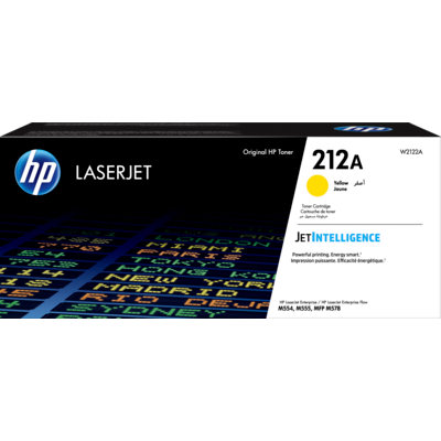 HP 212A Jaune- Toner HP LaserJet d'origine (W2121A)