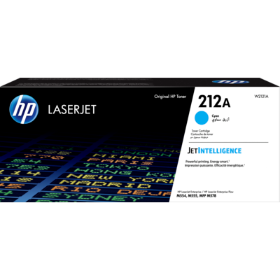 HP 212A Cyan - Toner HP LaserJet d'origine (W2121A)